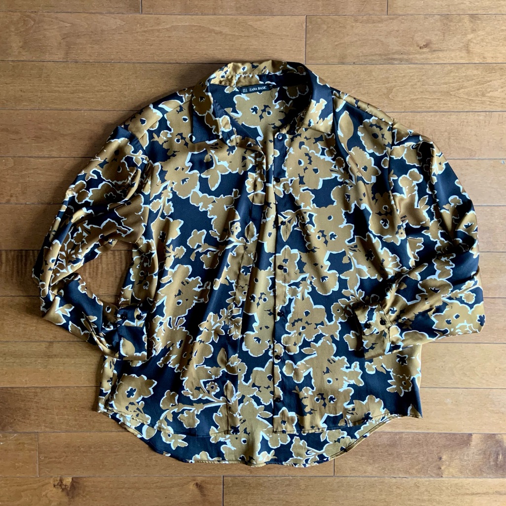 Zara | Basic Patterned Blouse